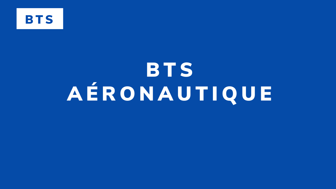 BTS Aéronautique