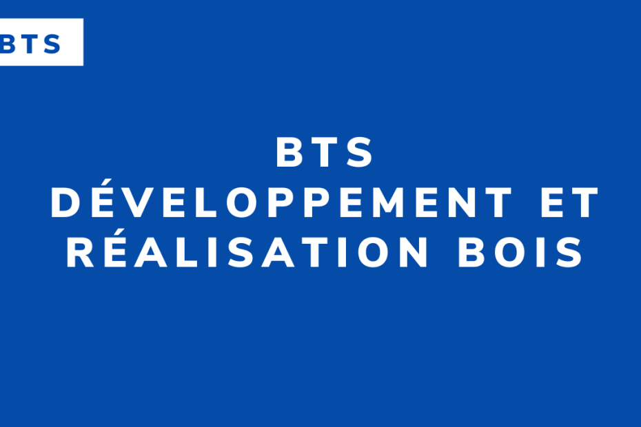 BTS Développement et réalisation bois