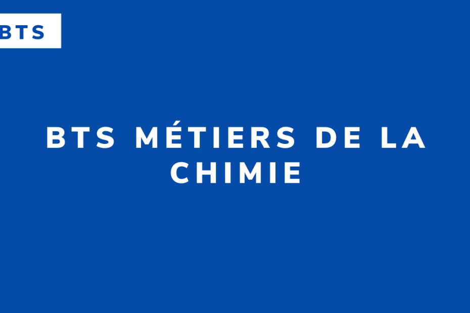 BTS Métiers de la chimie