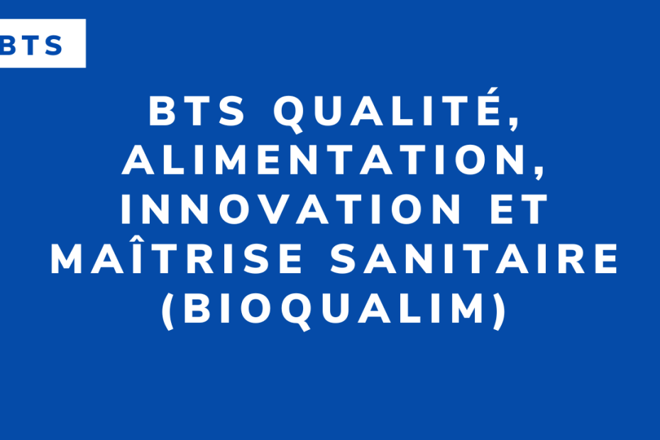BTS Analyses biologiques, biotechnologiques, agricoles et environnementales (ANABIOTEC)